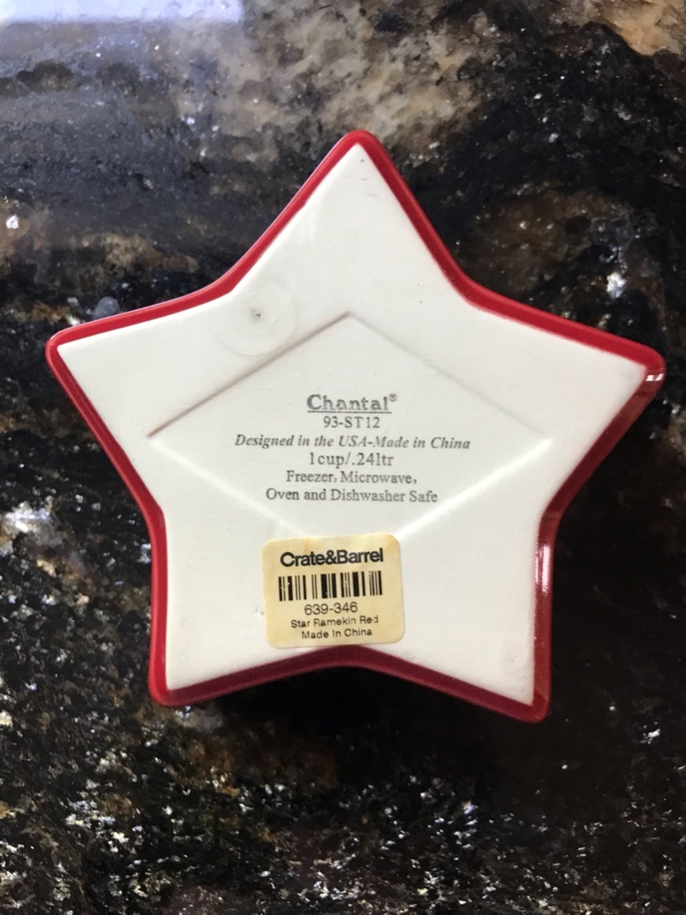 Crate&Barrel Star Ramekin - Picture 3 of 6